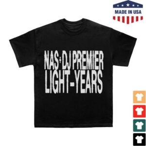 Massappeal Merch Store Nas & Dj Premier Light Years T-Shirt Ii