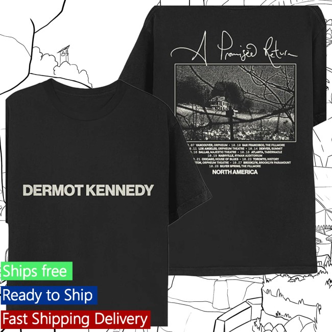 Dermot Kennedy Store Merch Dermot Kennedy A Promised Return Tour Tee Dermot Kennedy Store Merch Dermot Kennedy A Promised Return Tour Tee