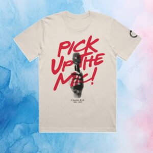 Tpusa Merch Store Pick Up The Mic Tee