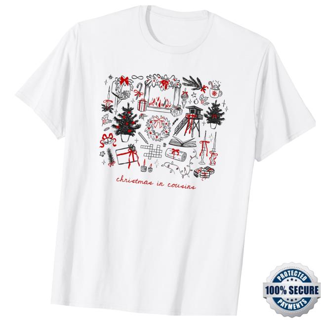 The Summer I Turned Pretty Merch Store Christmas In Cousins T-Shirt The Summer I Turned Pretty Merch Store Christmas In Cousins T-Shirt