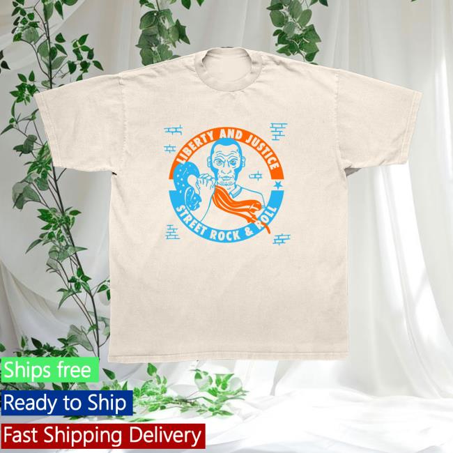 Friends Family Forever Merch Store Liberty & Justice Street Rock & Roll Tee Friends Family Forever Merch Store Liberty & Justice Street Rock & Roll Tee