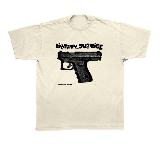 Friends Family Forever Merch Store Liberty & Justice Oxygen Tank Shirt Friends Family Forever Merch Store Liberty & Justice Oxygen Tank Shirt