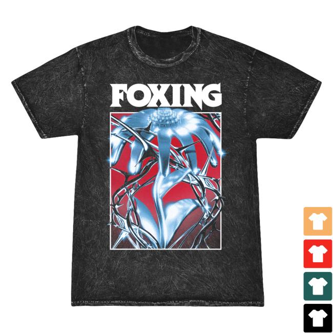 Foxing The Band Merch Store Chrome Bloom Shirt Foxing The Band Merch Store Chrome Bloom Shirt