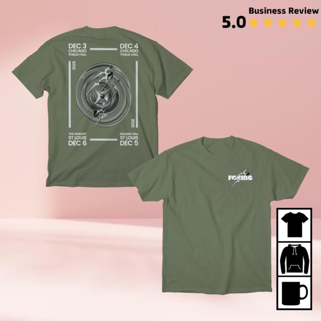 Foxing The Band Merch Store December 2025 Shirt Foxing The Band Merch Store December 2025 Shirt