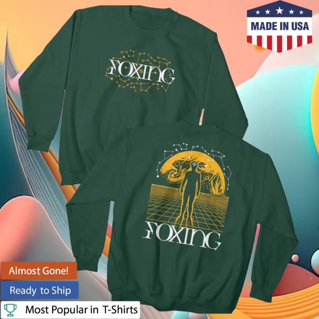 Foxing The Band Merch Store The World Crewneck Foxing The Band Merch Store The World Crewneck