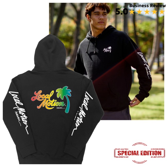 Local Motion Store Merch Og Rainbow Logo Pullover Hoodie Local Motion Store Merch Og Rainbow Logo Pullover Hoodie