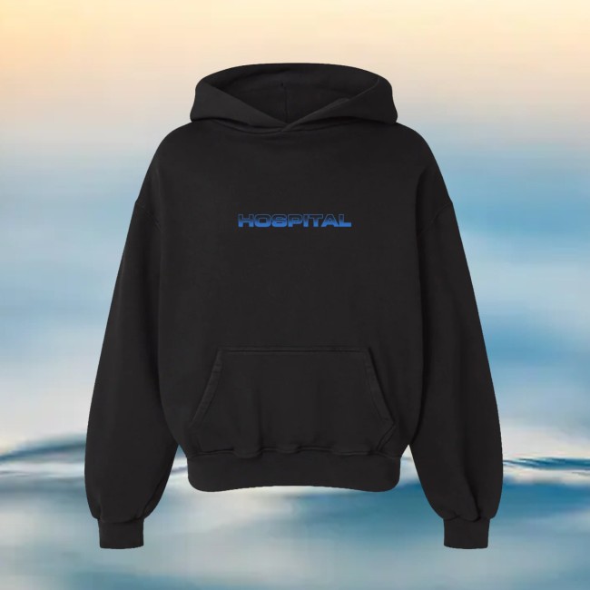 Hospital Records Store Merch Since 96′ Black Hoodie Hospital Records Store Merch Since 96′ Black Hoodie