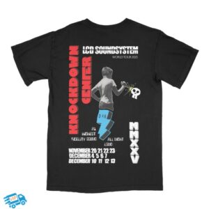 Dfa Records Store Merch Lcd Soundsystem Knockdown Center 2025 Black T-Shirt
