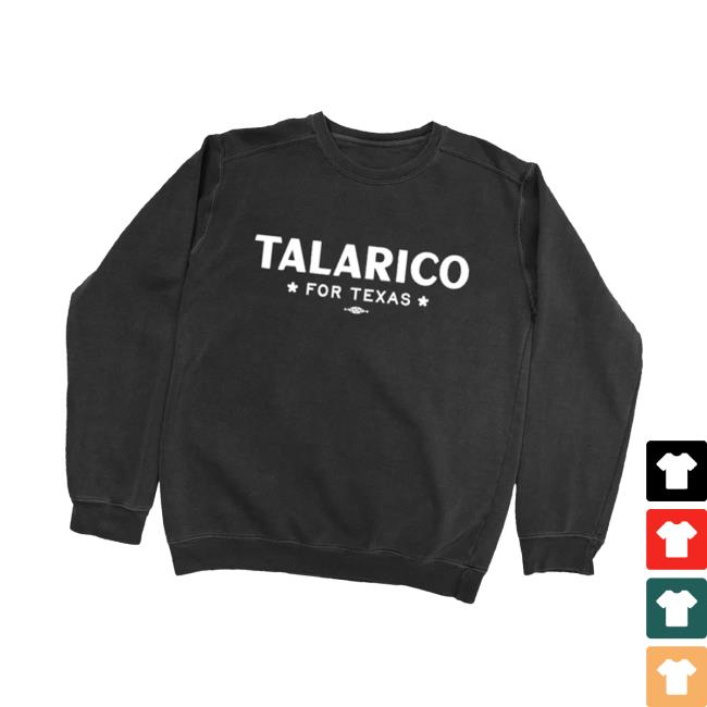 James Talarico Merch Store Talarico For Texas Black Crewneck Sweater James Talarico Merch Store Talarico For Texas Black Crewneck Sweater