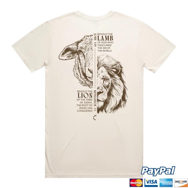 Tpusa Merch Store Shop Lion And Lamb Tee Tpusa Merch Store Shop Lion And Lamb Tee