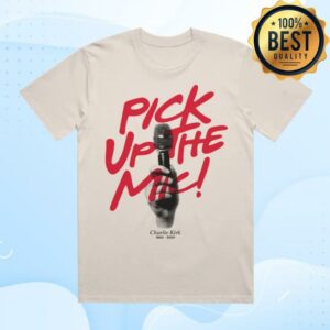 Tpusa Merch Store Shop Pick Up The Mic Tee