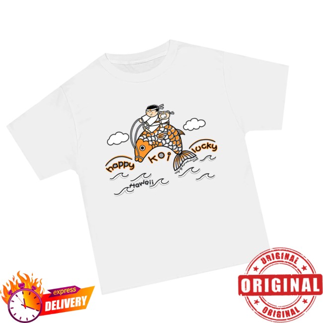 Taj Clubhouse Store Merch Adult Tee Happy Koi Lucky Taj Clubhouse Store Merch Adult Tee Happy Koi Lucky