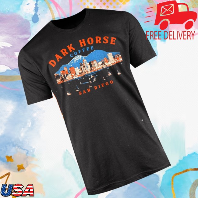 Dark Horse Coffee Roasters Sore Merch Skyline T-Shirt Dark Horse Coffee Roasters Sore Merch Skyline T-Shirt