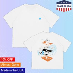 Free Finga Merch Store Žemėlapis White T-Shirt