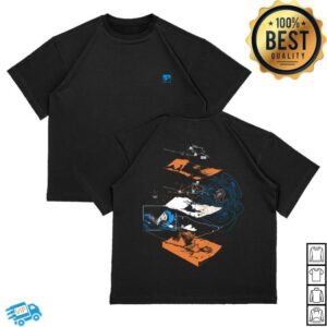Free Finga Merch Store Žemėlapis Black T-Shirt