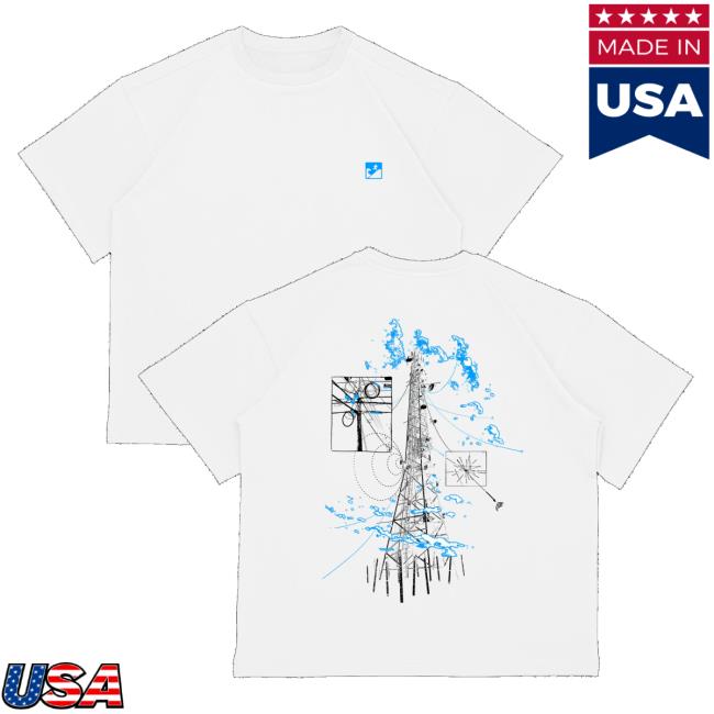 Free Finga Merch Store Bokštas White T-Shirt Free Finga Merch Store Bokštas White T-Shirt