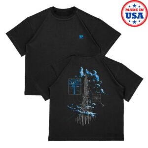 Free Finga Merch Store Bokštas Black T-Shirt