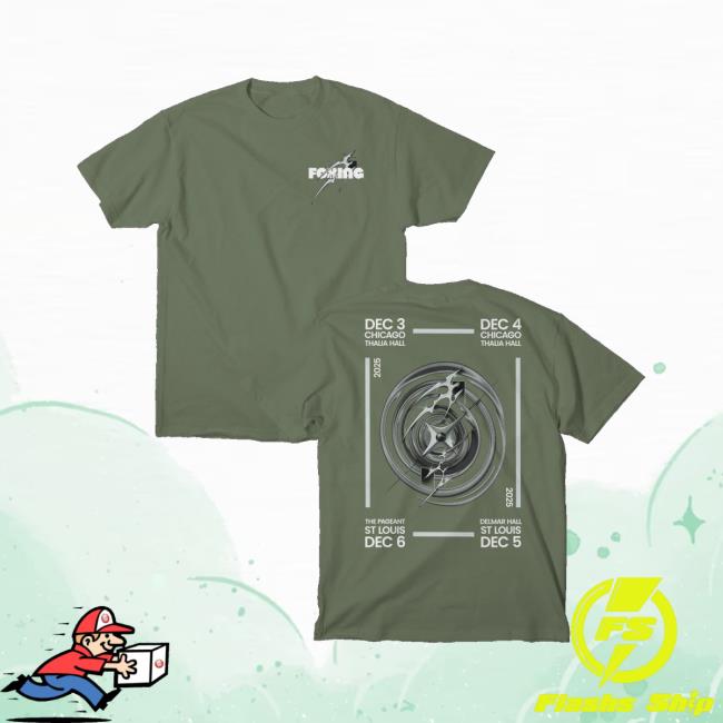 Foxing The Band Merch Store Shop December 2025 Shirt Foxing The Band Merch Store Shop December 2025 Shirt