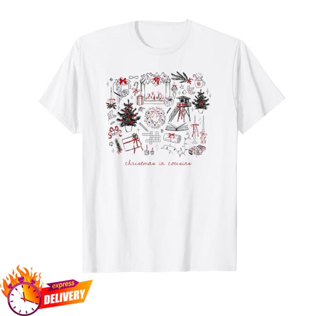 The Summer I Turned Pretty Merch Store The Summer I Turned Pretty Holiday Christmas In Cousins T-Shirt The Summer I Turned Pretty Merch Store The Summer I Turned Pretty Holiday Christmas In Cousins T-Shirt