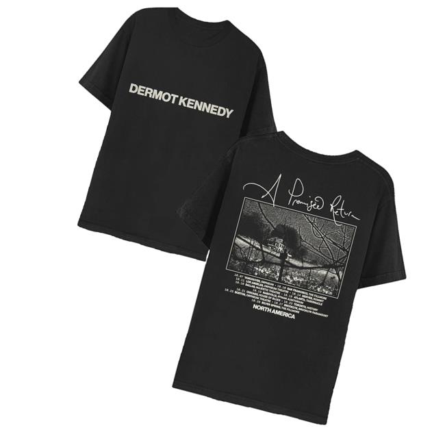 Dermot Kennedy Merch Store A Promised Return Tour Tee BLack Dermot Kennedy Merch Store A Promised Return Tour Tee BLack
