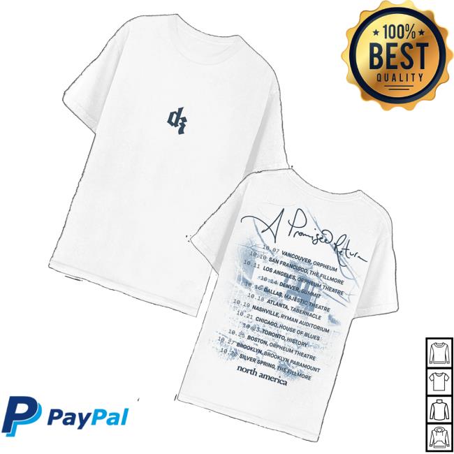Dermot Kennedy Merch Store A Promised Return Tour Tee Dermot Kennedy Merch Store A Promised Return Tour Tee