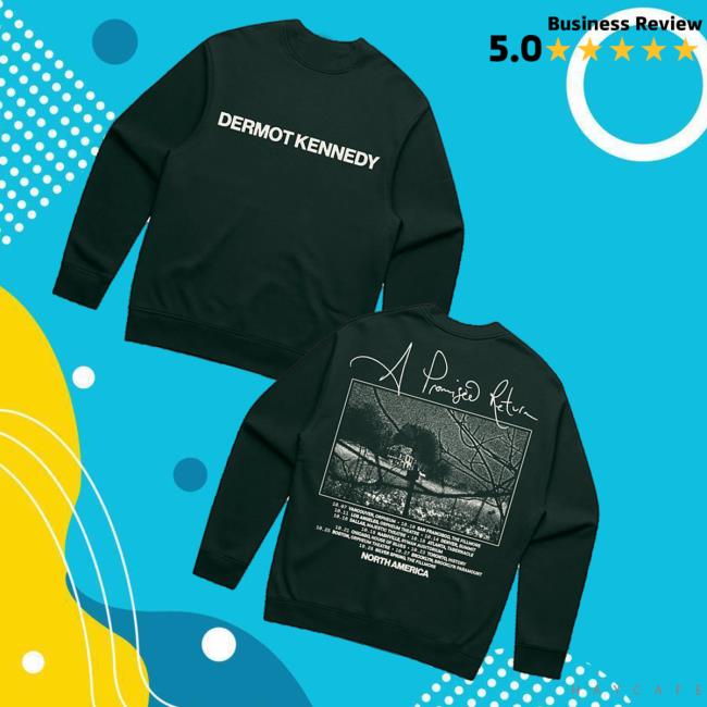 Dermot Kennedy Merch Store A Promised Return Tour Crewneck Dermot Kennedy Merch Store A Promised Return Tour Crewneck