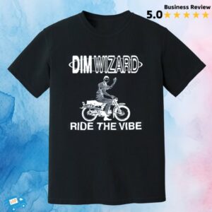 Dim Wizard Bandcamp Store Merch Ride The Vibe T-Shirt Black