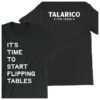 James Talarico Store Merch Start Flipping Tables Unisex Black Tee 1 kenny james talarico store merch start flipping tables unisex black tee epsdd