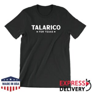 James Talarico Store Merch Talarico For Texas Unisex Black Tee
