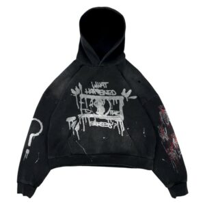 21 Savage Store Merch Whtts Paint Splatter Hoodie
