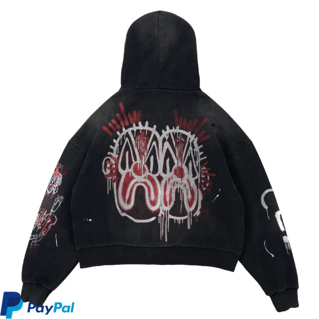 21 Savage Store Merch Whtts Paint Splatter Hoodie 21 Savage Store Merch Whtts Paint Splatter Hoodie