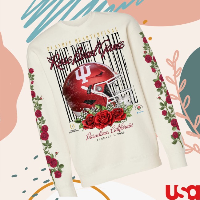 Iuhoosiers Store Merch Indiana Hoosiers Something Inked 2026 Rose Bowl Vintage Helmet Graphic Crewneck Sweatshirt Iuhoosiers Store Merch Indiana Hoosiers Something Inked 2026 Rose Bowl Vintage Helmet Graphic Crewneck Sweatshirt