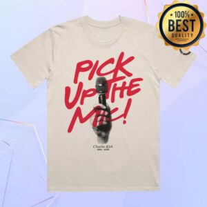 Tpusa Merch Store Merch Pick Up The Mic Tee