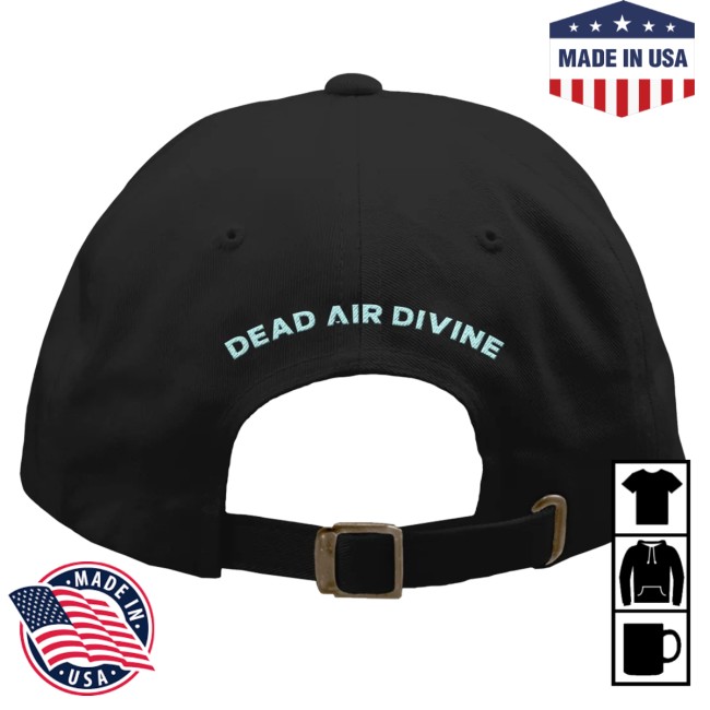 Merchnow Store Merch Dead Air Divine Logo Black Dad Hat Merchnow Store Merch Dead Air Divine Logo Black Dad Hat