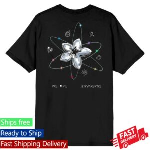 Abs-Cbn Store Merch Flower Logo Black Tee