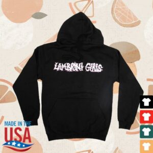 Lambrini Girls Band Merch Store Flaming Logo Hoodie