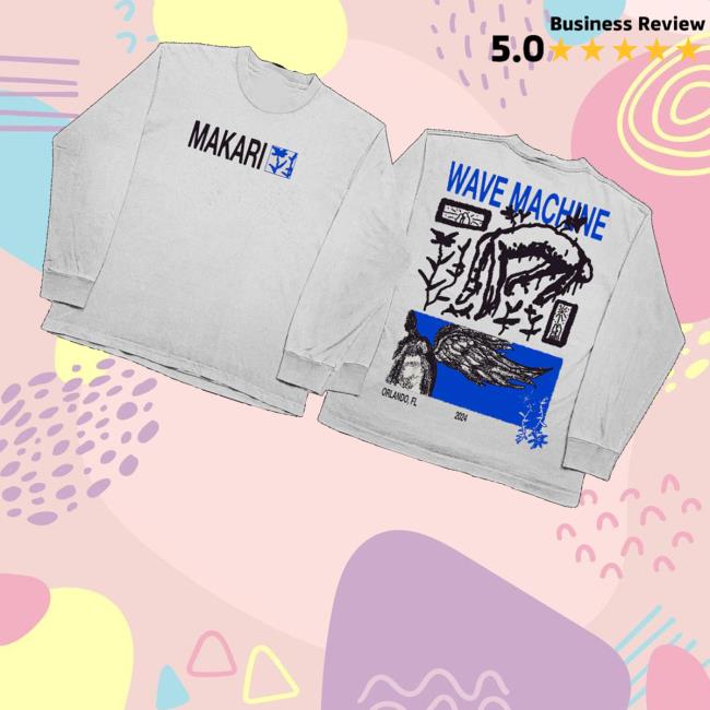 Makari Merch Store Wave Machine Long Sleeve Makari Merch Store Wave Machine Long Sleeve