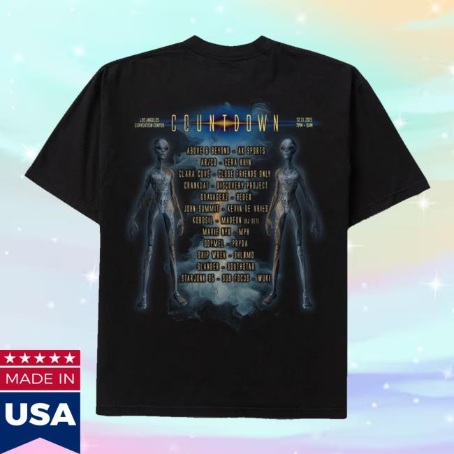 Insomniac Shop Merch Store Countdown 2025 Lineup Ss Tee Insomniac Shop Merch Store Countdown 2025 Lineup Ss Tee