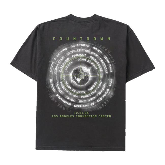 Insomniac Shop Merch Store Countdown Crosshairs Lineup Ss Tee Insomniac Shop Merch Store Countdown Crosshairs Lineup Ss Tee