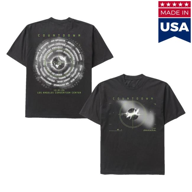 Insomniac Shop Merch Store Countdown Crosshairs Lineup Ss Tee Insomniac Shop Merch Store Countdown Crosshairs Lineup Ss Tee