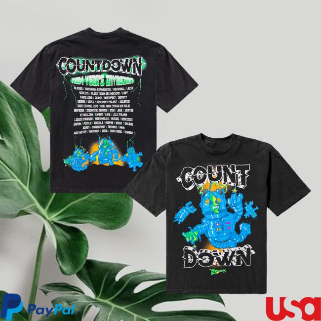 Insomniac Shop Merch Store Countdown Disguised Lineup Ss Tee Insomniac Shop Merch Store Countdown Disguised Lineup Ss Tee