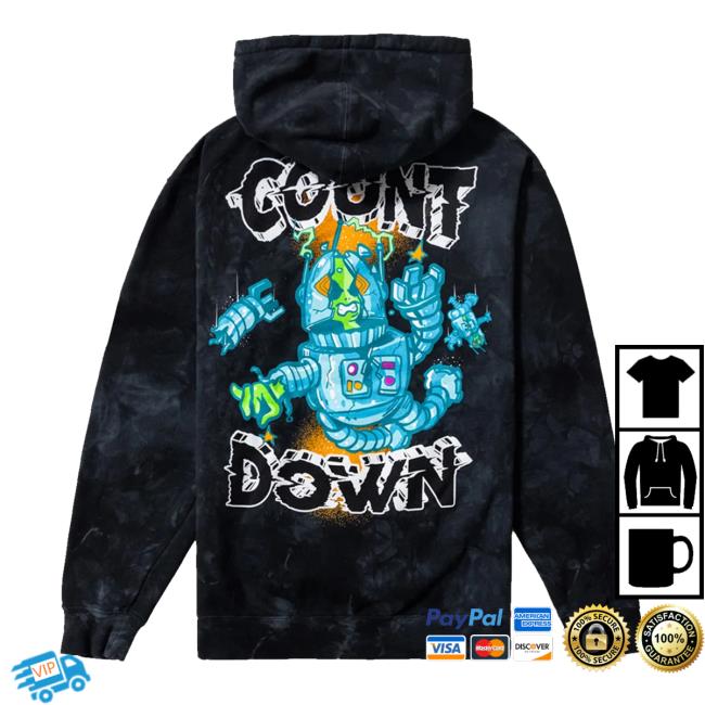Insomniac Shop Merch Store Countdown Disguised Tie Dye Hoodie Insomniac Shop Merch Store Countdown Disguised Tie Dye Hoodie