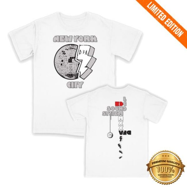 Dfa Records Merch Store Lcd Soundsystem Knockdown Center 2025 White T ...