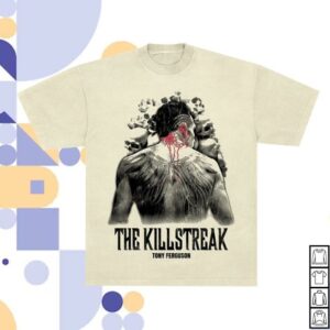 Full Violence Merch Store Killstreak Tee Premium Tee In Garment-Dyed Off-White
