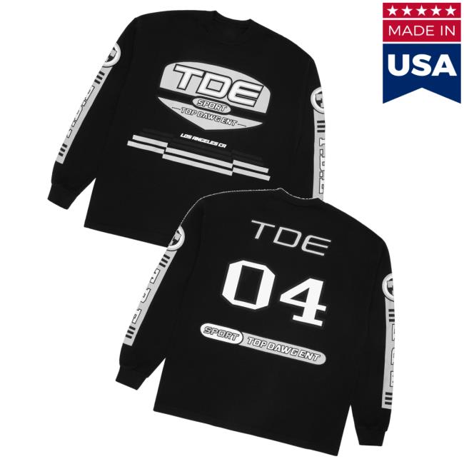 Top Dawg Entertainment Merch Store Tde Sports Thermal Long Sleeve Top Dawg Entertainment Merch Store Tde Sports Thermal Long Sleeve