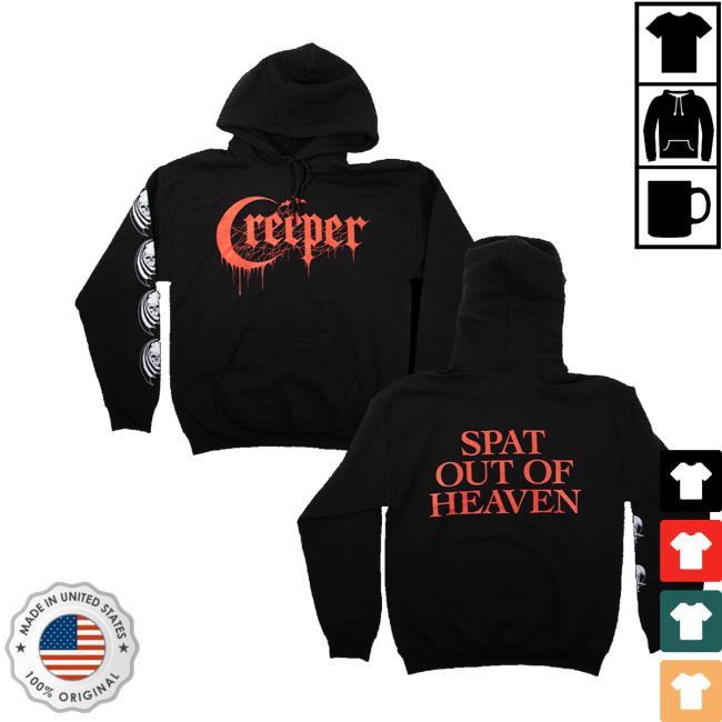 Creeper Cult Merch Store Spat Out Of Heaven Hoodie Creeper Cult Merch Store Spat Out Of Heaven Hoodie