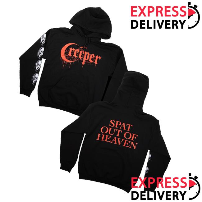 Creeper Cult Merch Store Spat Out Of Heaven Hoodie Creeper Cult Merch Store Spat Out Of Heaven Hoodie