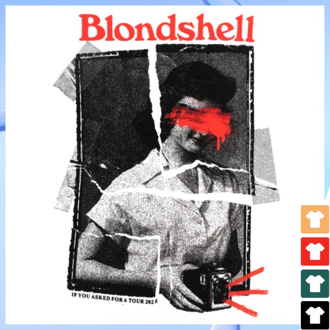 Blondshell Merchtable Store Merch 2025 Tour Tee Blondshell Merchtable Store Merch 2025 Tour Tee