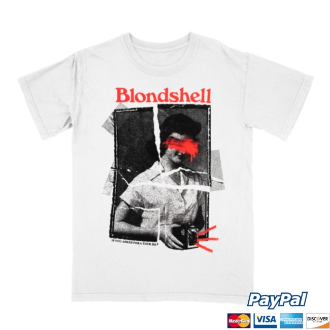 Blondshell Merchtable Store Merch 2025 Tour Tee Blondshell Merchtable Store Merch 2025 Tour Tee