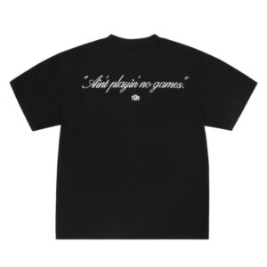 Tde Store Merch No Games Tee Black
